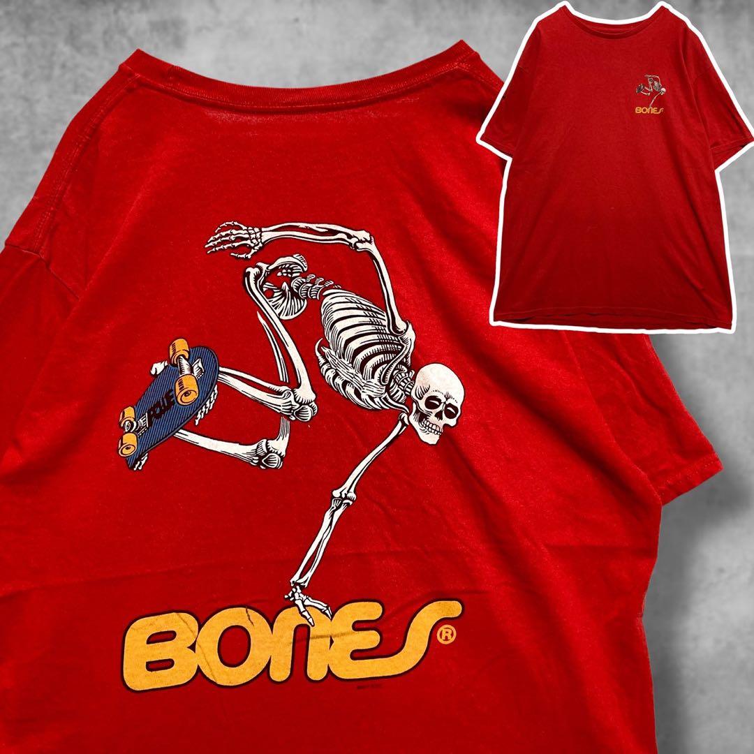 CAWT オールドスケート Tシャツ パウエルペラルタ ボーンズ 赤 古着