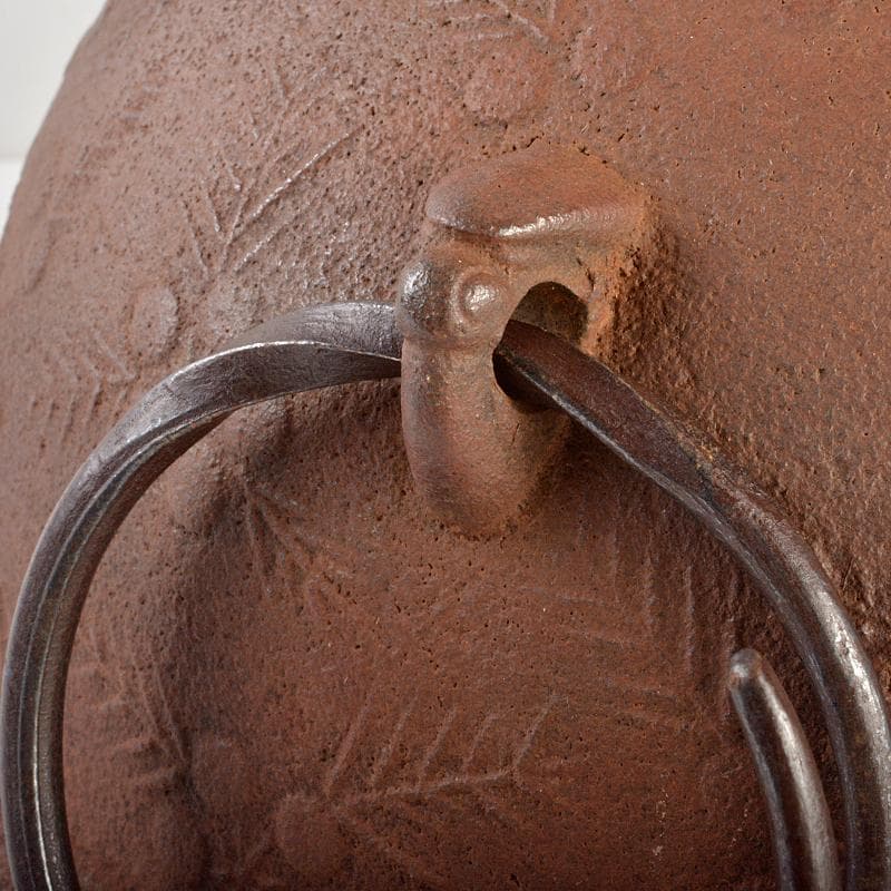 茶道具 嘉山工房 横倉嘉山作 銀摘 山吹文真形釜 替蓋付 共箱 M R6727B