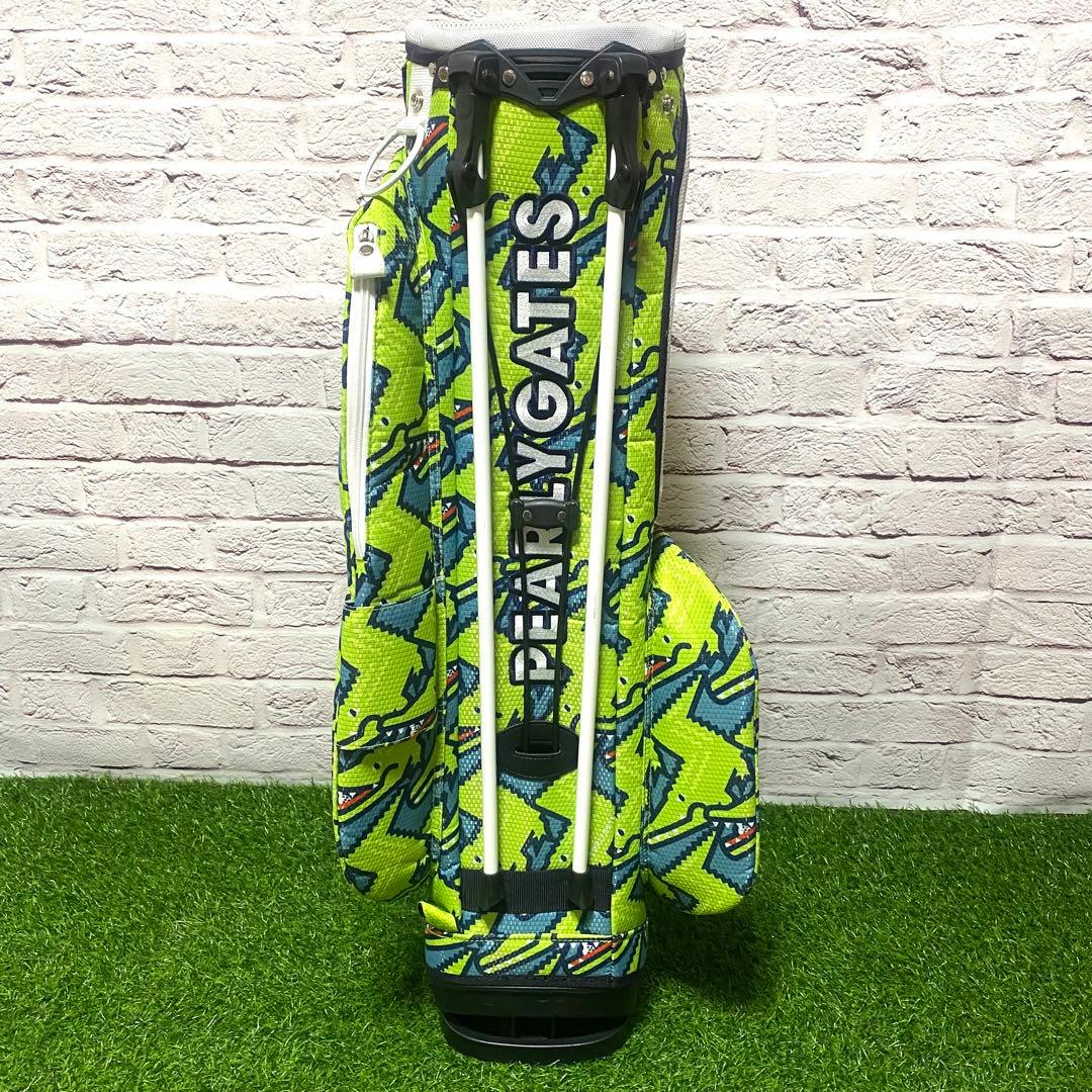 希少】パーリーゲイツ PEARLY GATES ワニ柄 キャディバッグ ゴルフ