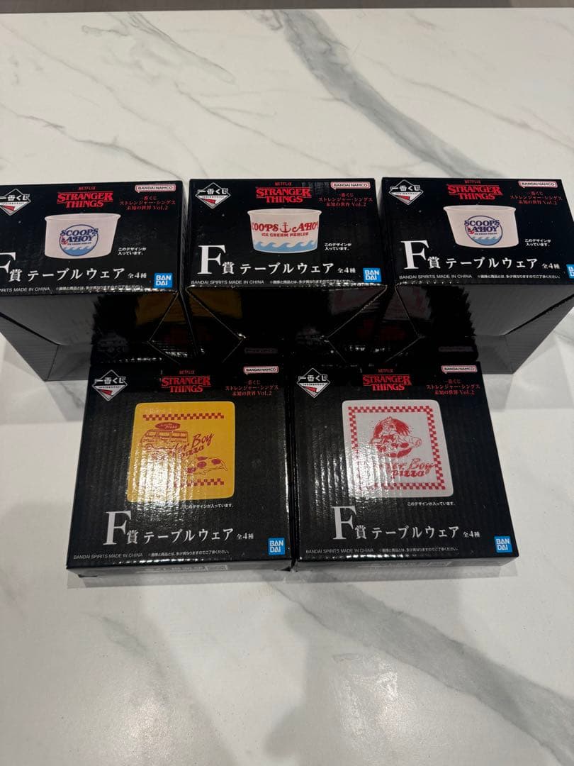 ストレンジャーシングス一番くじ ラストワン、C賞、E賞、F賞、G賞、H賞セット