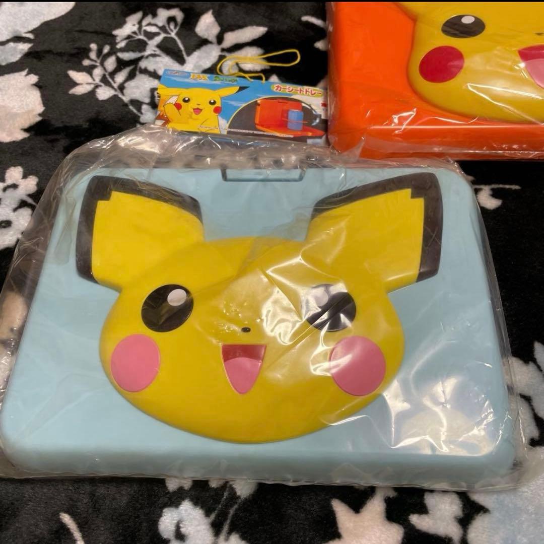 ピカチュウ 顔型プラスチックケース 2色セット