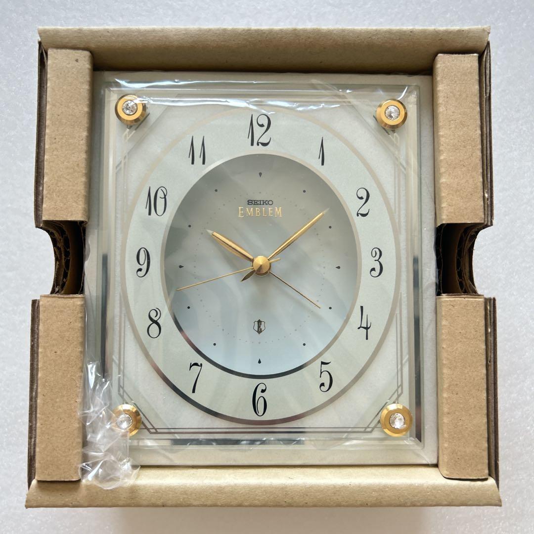 SEIKO 時計 エンブレム EMBLEM HR592W 目覚まし時計 セイコー-新生活