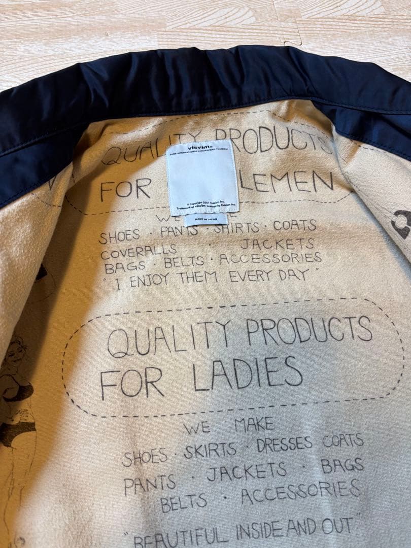 visvim SwingTop iris liner down deck ict - メルカリ