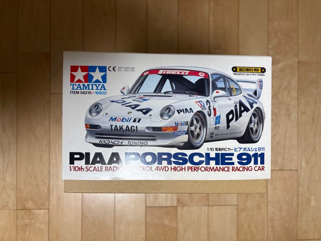 タミヤ1/10ラジコンキット　PIAAポルシェ911GT1