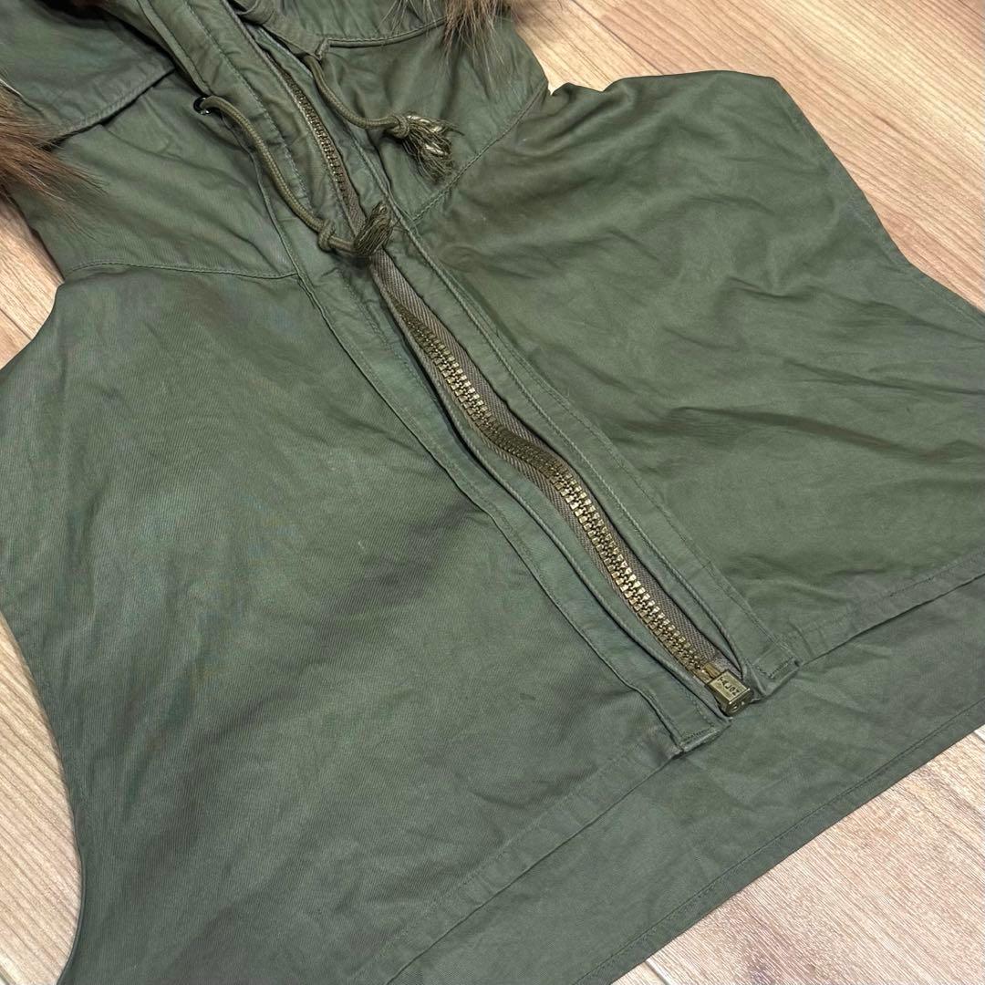 貴重 40's U.S.NAVY 米軍実物 AL-1 フライトジャケット フード