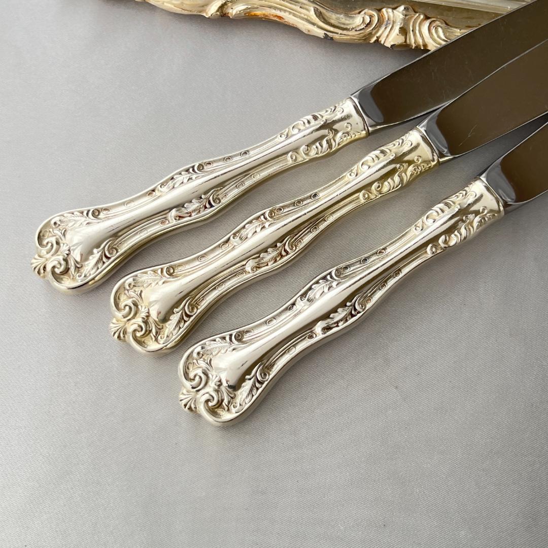 National Silver】 クイーンエリザベス ディナーナイフ 6本 - メルカリ