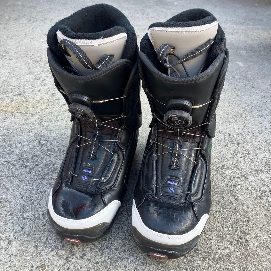 ヘッド スター BOAシステム ダイヤル式スノーボードブーツ 黒 26.5cm