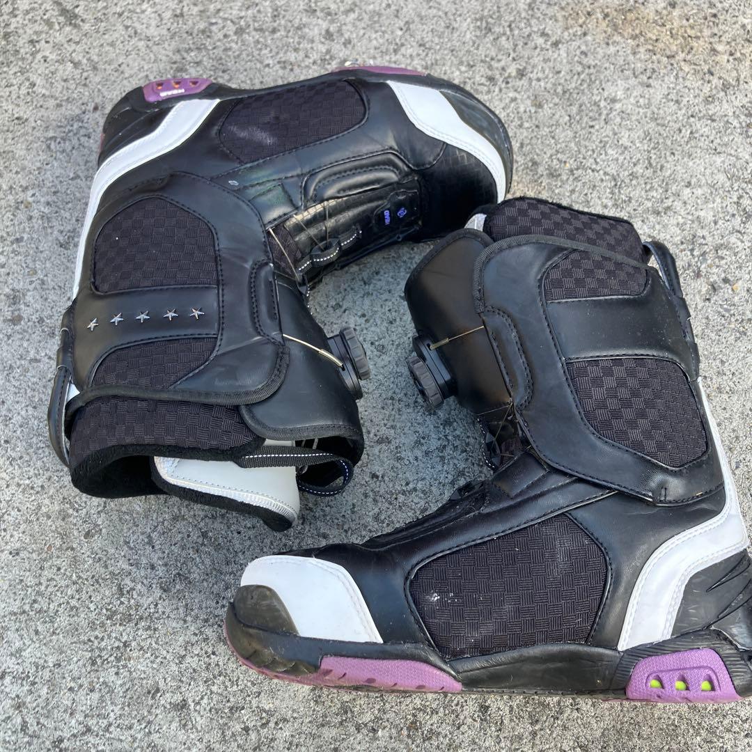 ヘッド スター BOAシステム ダイヤル式スノーボードブーツ 黒 26.5cm