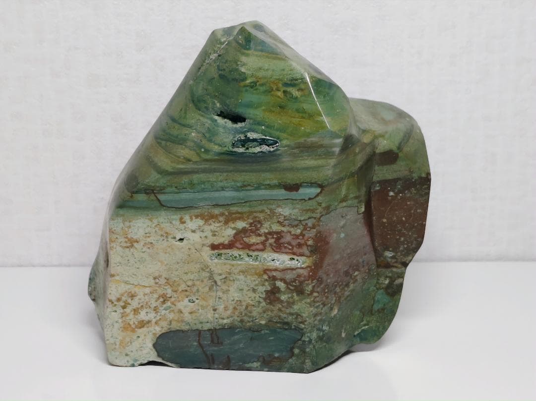 出雲石 1.1kg 碧玉 ジャスパー 瑪瑙 メノウ 鑑賞石 自然石 原石 鉱石