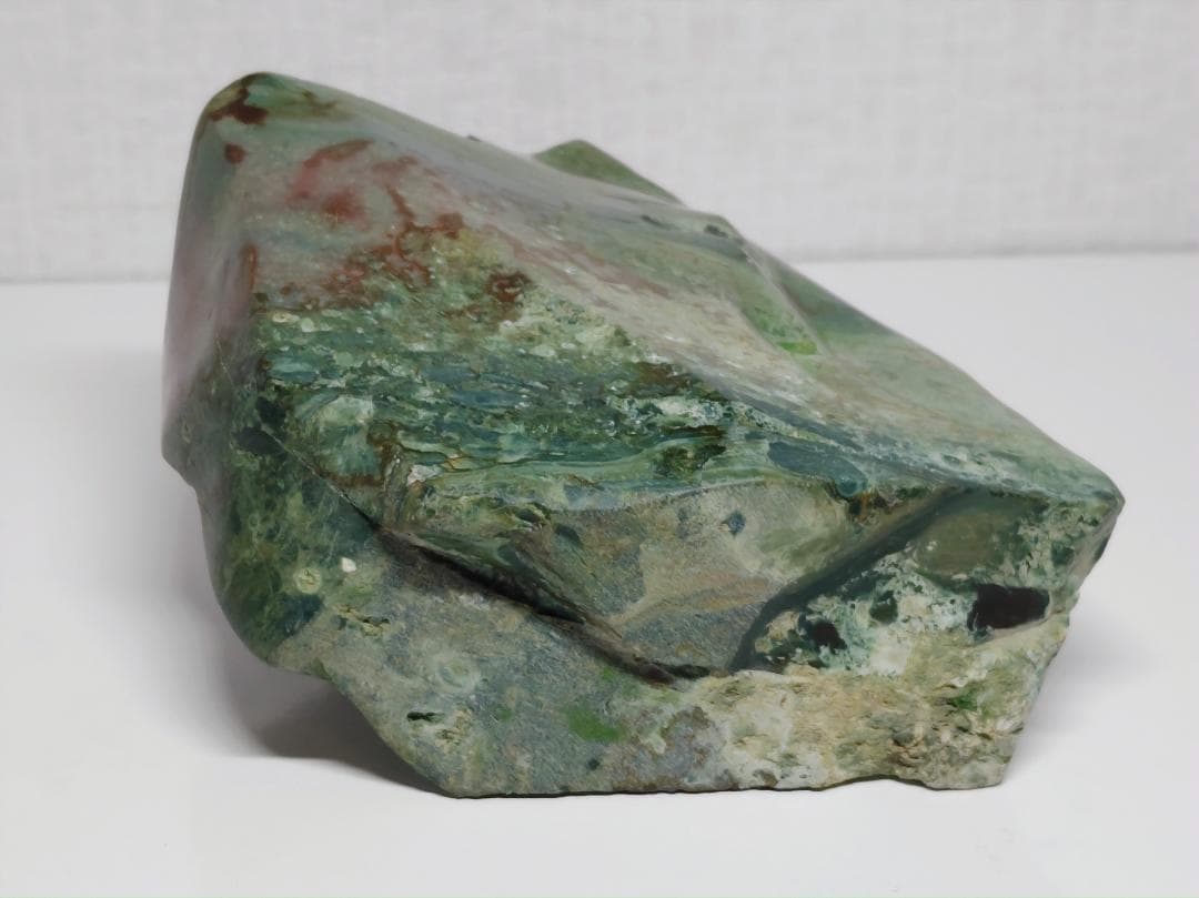 出雲石 1.1kg 碧玉 ジャスパー 瑪瑙 メノウ 鑑賞石 自然石 原石 鉱石