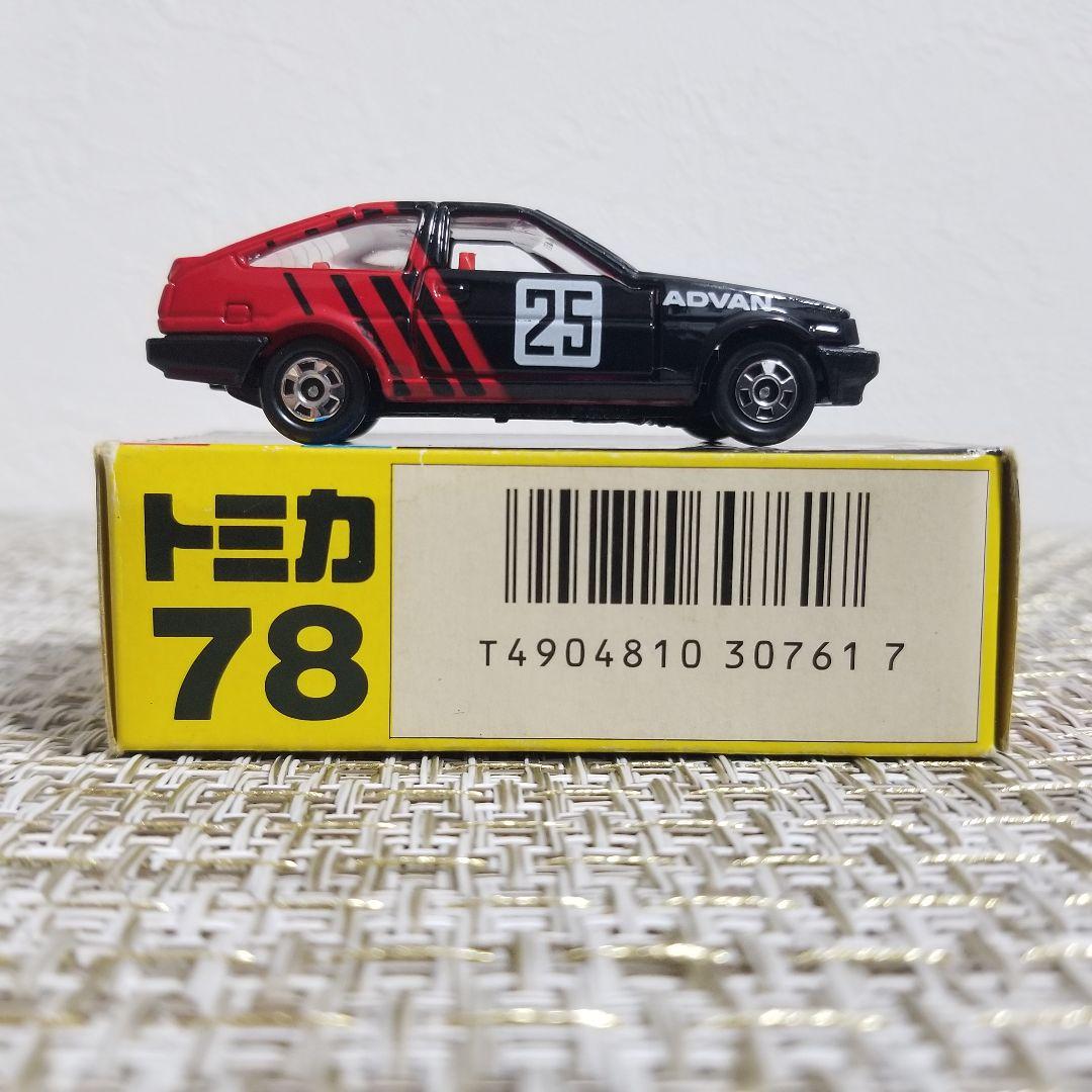 トミカ 黒箱 No.78 トヨタ カローラ レビン 3ドア ブラック 日本製