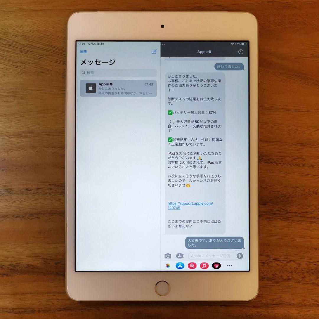 準美品・最大容量87%』iPad mini 第4世代 64G『シムフリー』05