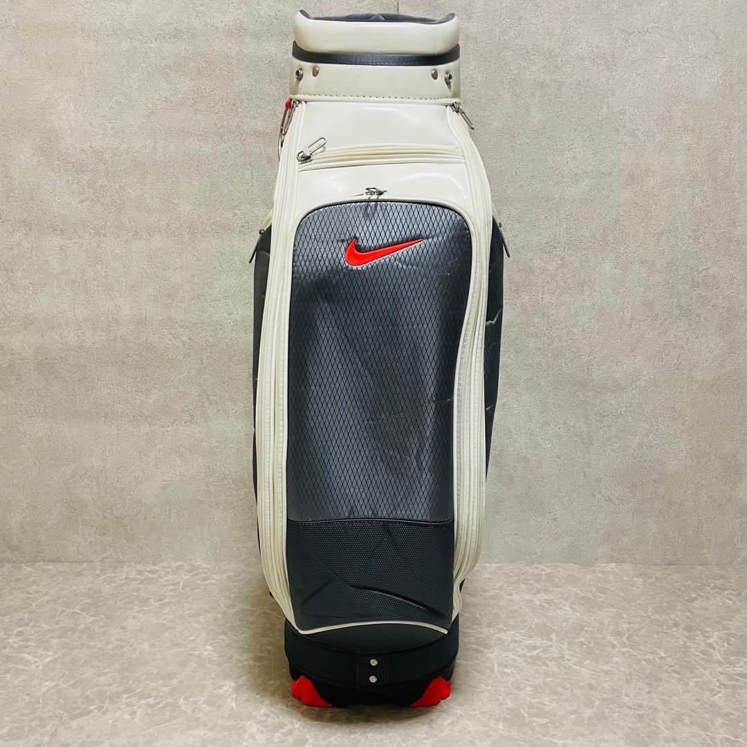 希少 美品 NIKE ナイキ キャディバック エナメル ホワイト 貴重 入手