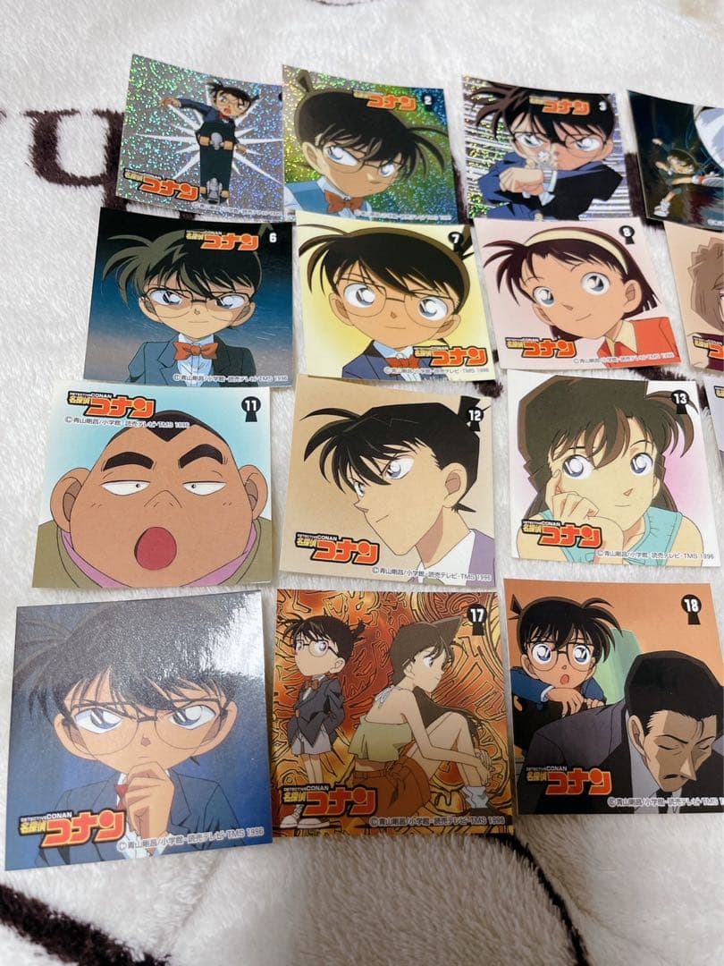 ◎24 名探偵コナン　コナン　シール　ステッカー　工藤新一　灰原哀　毛利蘭
