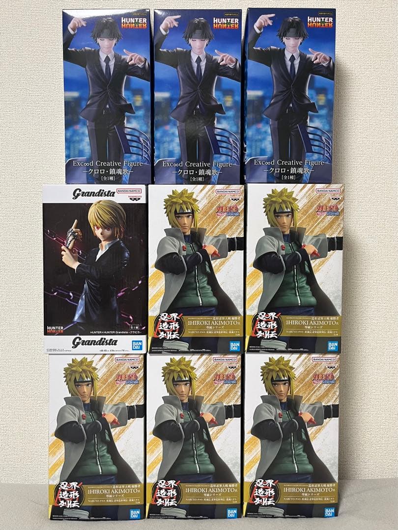 ジャンプフィギュアまとめ売り NARUTO HUNTER×HUNTER