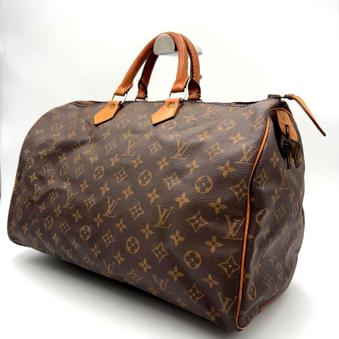 鑑定済 ルイヴィトン モノグラム スピーディ40 ボストン ハンドバッグ