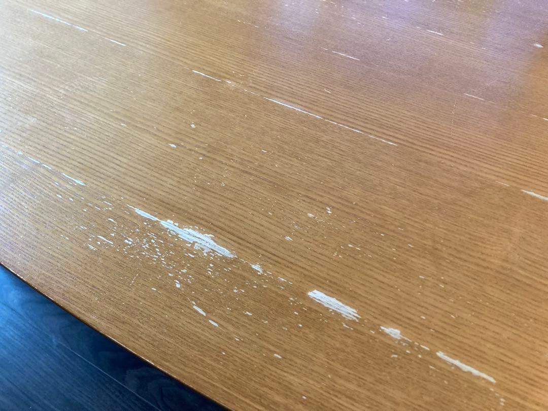 値下げ】こたつテーブル+ケーブルのみ 剥げアリ 無印良品 楕円 非売品