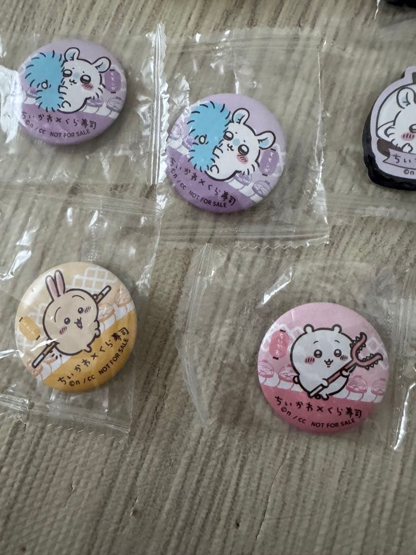 くら寿司 ちいかわ 缶バッジ マグネット フィギュア11個セット - メルカリ