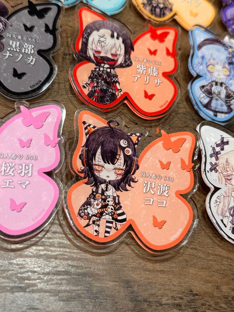 魔法少女ノ魔女裁判　中国カフェ　お名前バッジ　まのさば　セミコンプ
