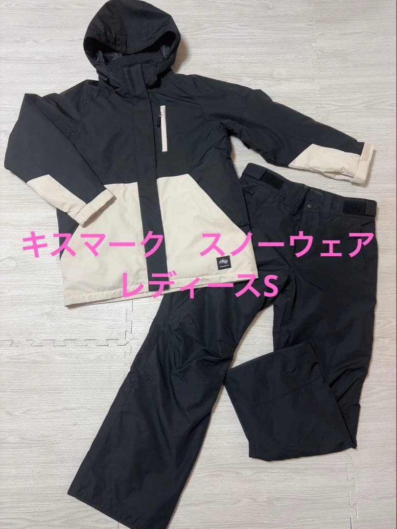 キスマーク スノーボードウェア 上下セット レディースSサイズ - メルカリ