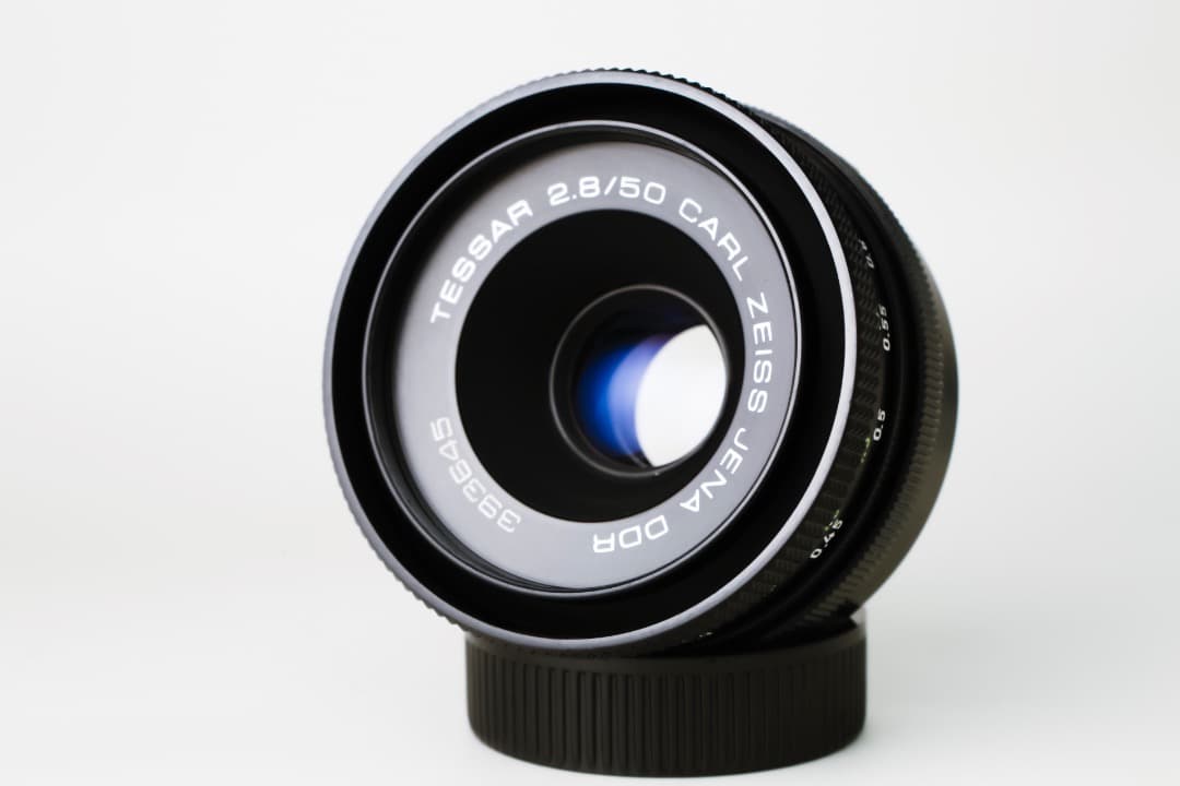 レンズ(単焦点) CARL ZEISS JENA TESSAR 50mm f2.8 / M42 Carl Zeiss Jena Tessar 50mm F2,8 RED T M42 Vintage Lens - 2.8 / 50