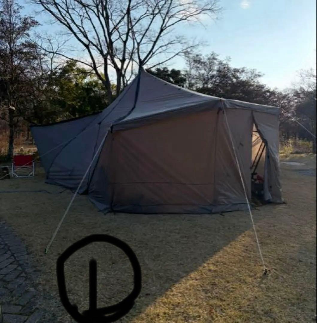 ①DOD ヤドカリテント　グランドシート　ポール4本　中古セット ①DOD ヤドカリテント グランドシート 中古セット - メルカリ