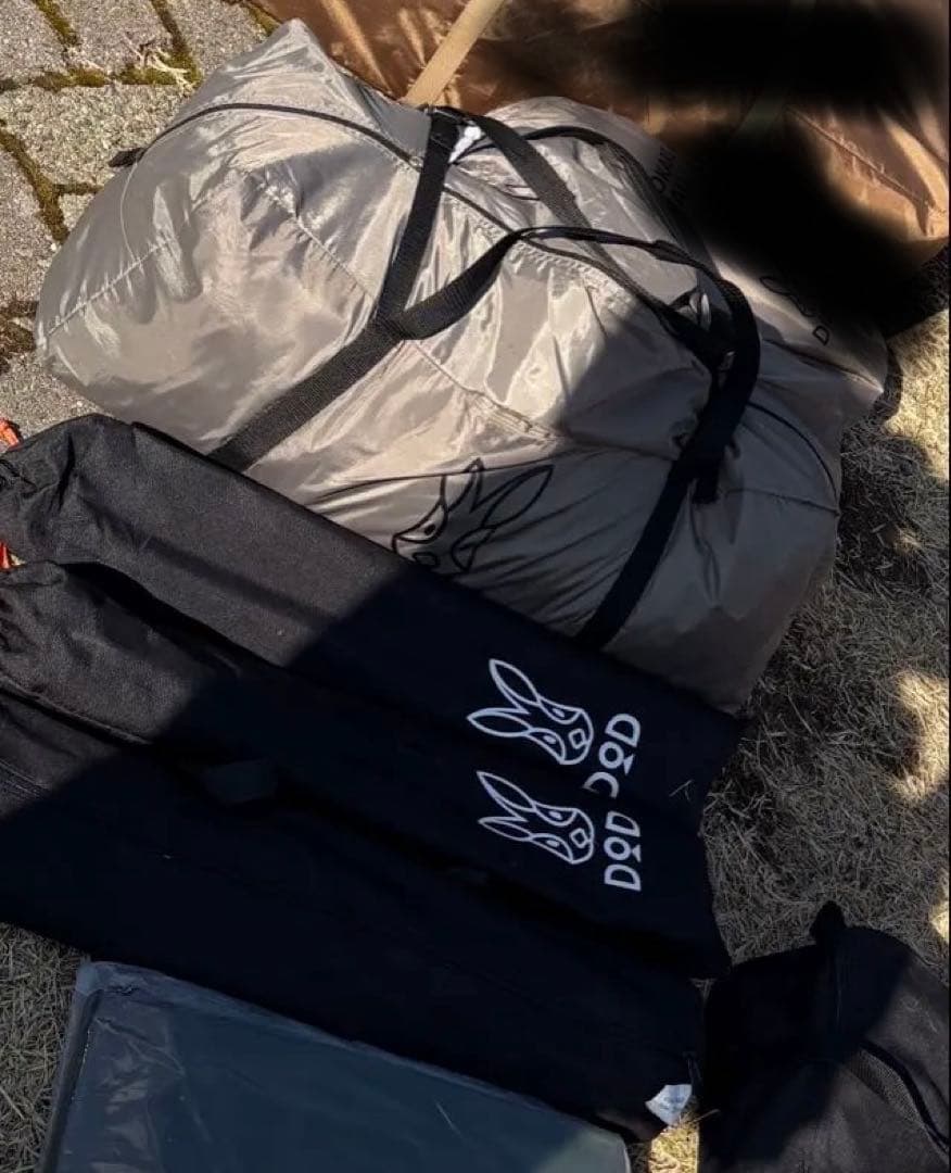 ①DOD ヤドカリテント グランドシート 中古セット - メルカリ