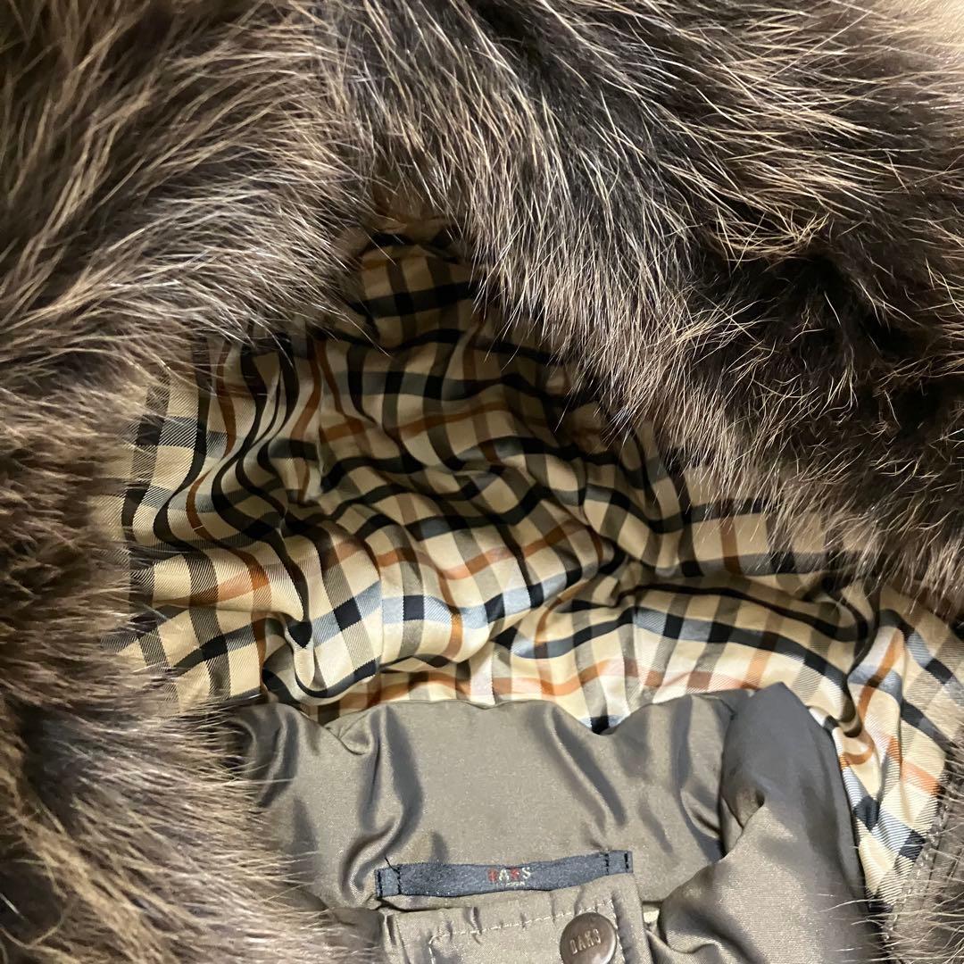 お 手頃 価格ファッション - DAKS ダックス ファーフード付きダウン