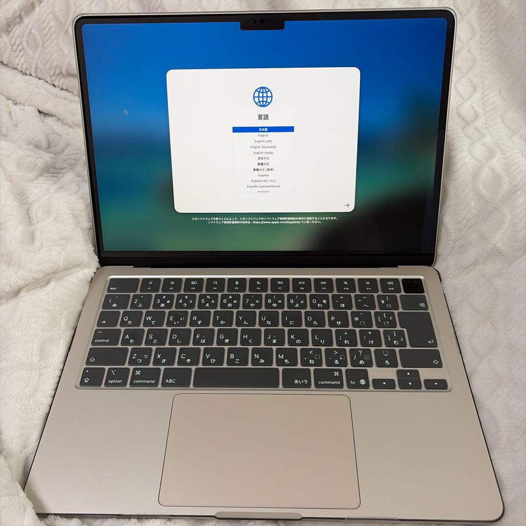 MacBook Air M4スターライト16GB/256GB - メルカリ