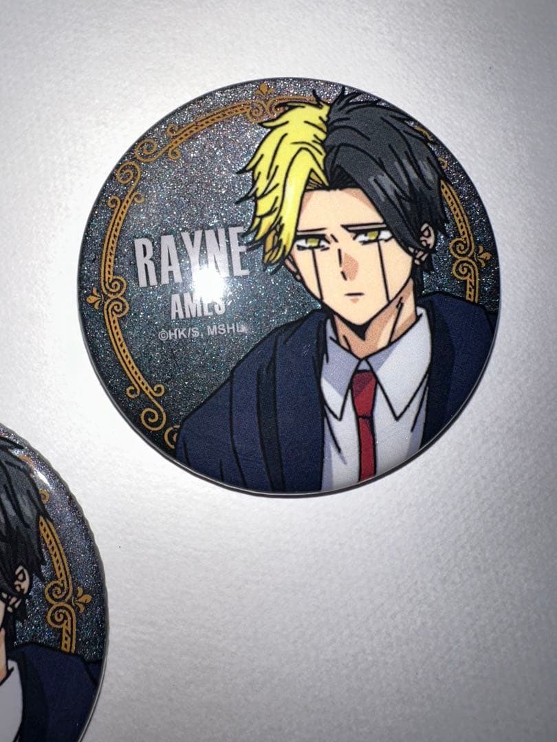 マッシュル　MASHLE レイン・エイムズ　キラキラ缶バッジ