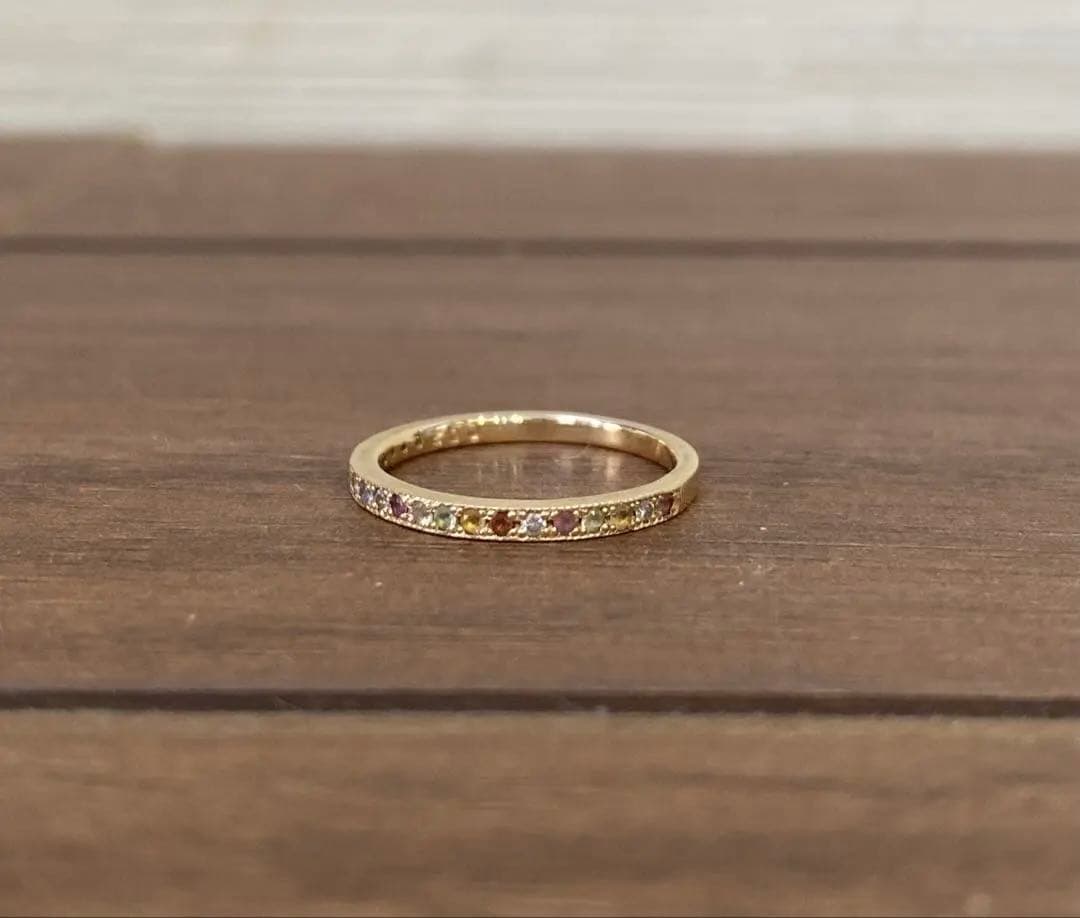 セイレーンアズーロ、リング、ピンキー、K10、YG、３号、ピンキーリング ピンキーリング〜セイレーンアズーロ〜 | セイレーンアズーロ | 大丸