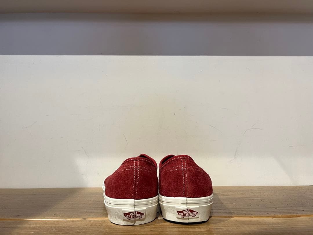 VANS AUTHENTIC SUEDE RED US正規品 赤箱 26.5cm