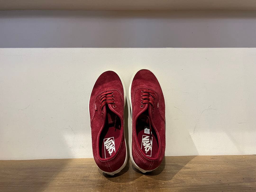 VANS AUTHENTIC SUEDE RED US正規品 赤箱 26.5cm