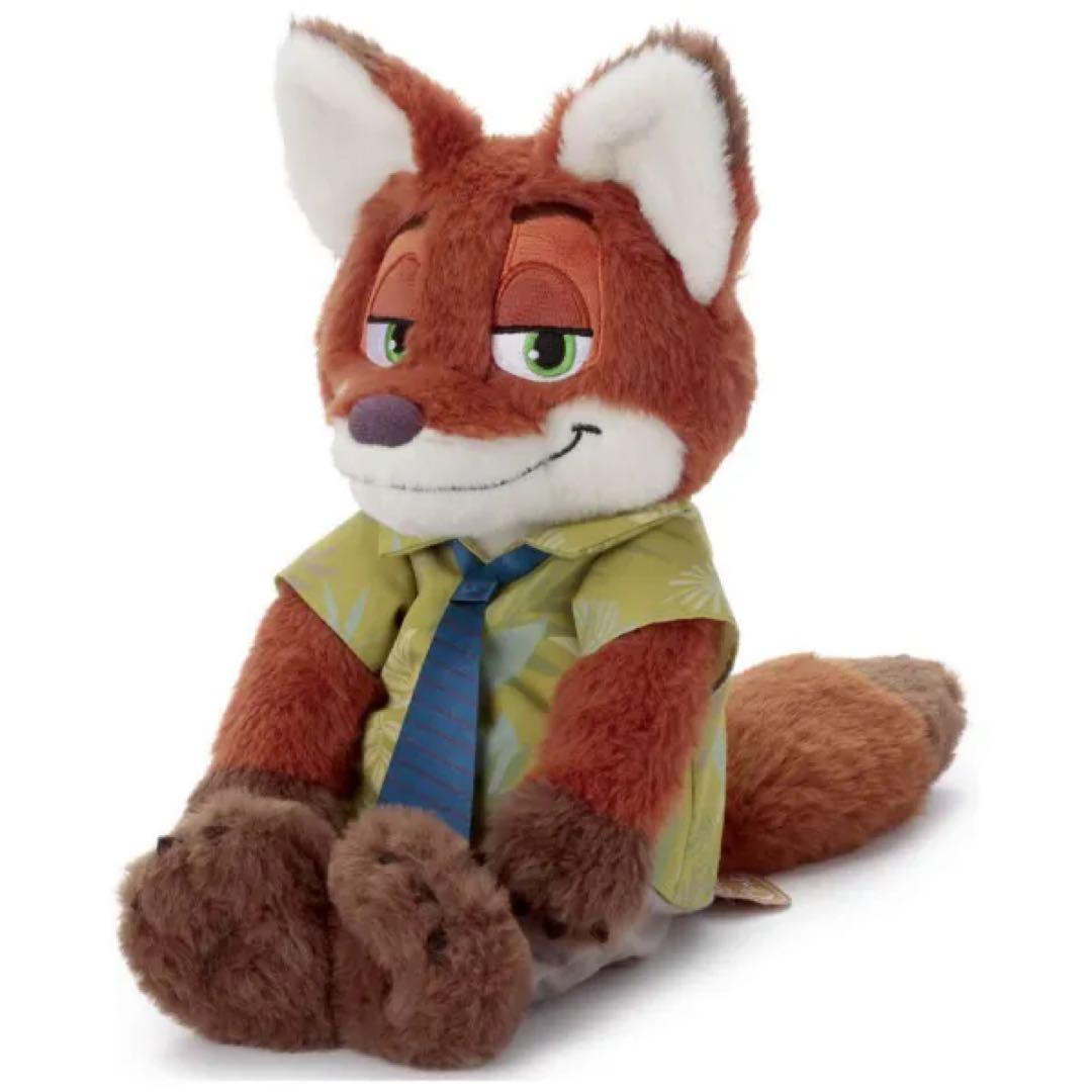 新品キャラクター☆ズートピア　ニック•ワイルド　ぽたっとくたっとぬいぐるみM