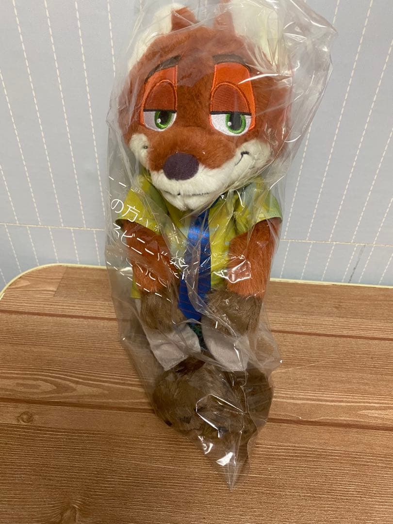 新品キャラクター☆ズートピア　ニック•ワイルド　ぽたっとくたっとぬいぐるみM