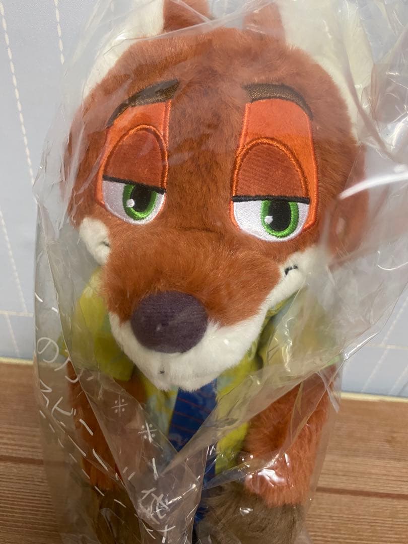 新品キャラクター☆ズートピア　ニック•ワイルド　ぽたっとくたっとぬいぐるみM