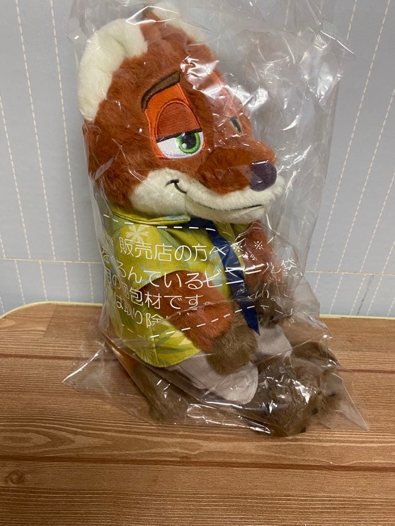 新品キャラクター☆ズートピア　ニック•ワイルド　ぽたっとくたっとぬいぐるみM