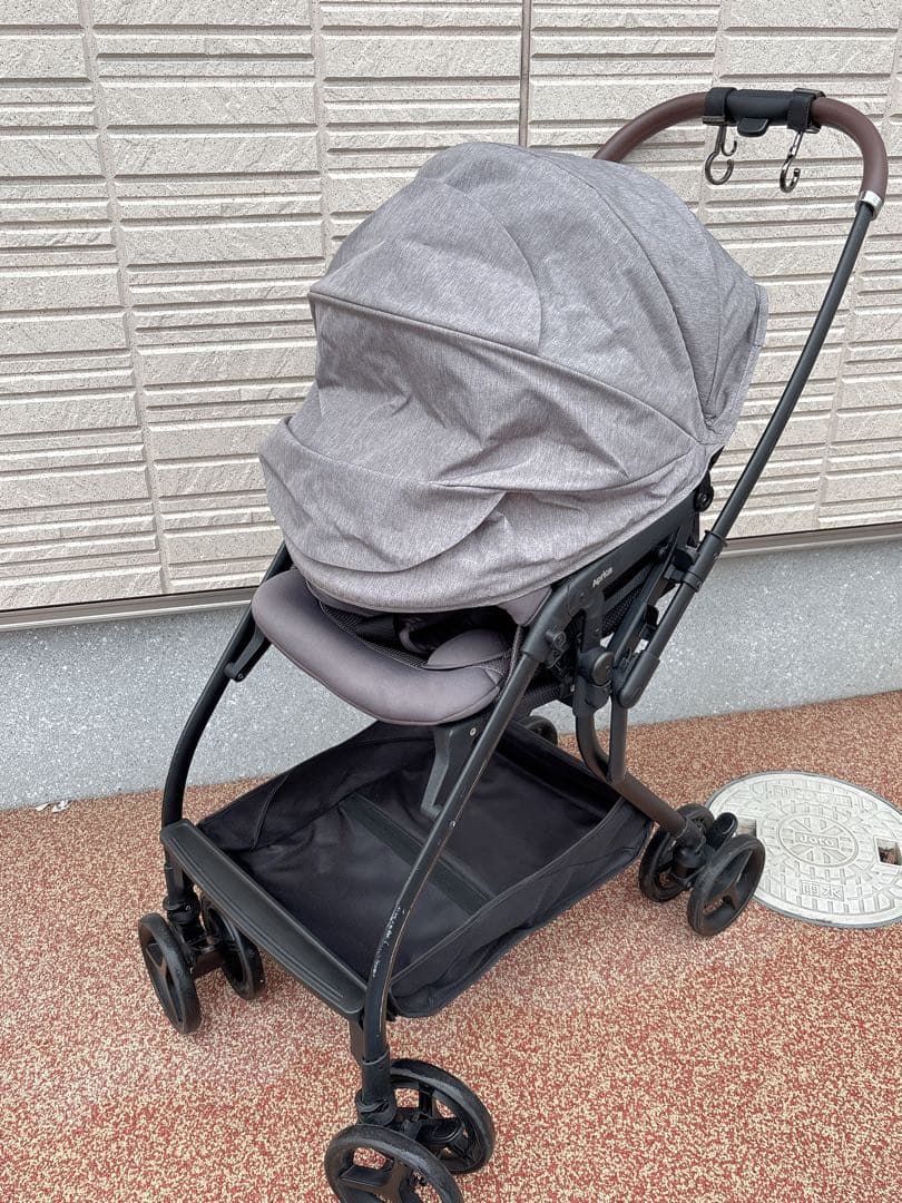 ukaさん専用】Aprica ベビーカー グレー - ベビーカー・バギーオンライン