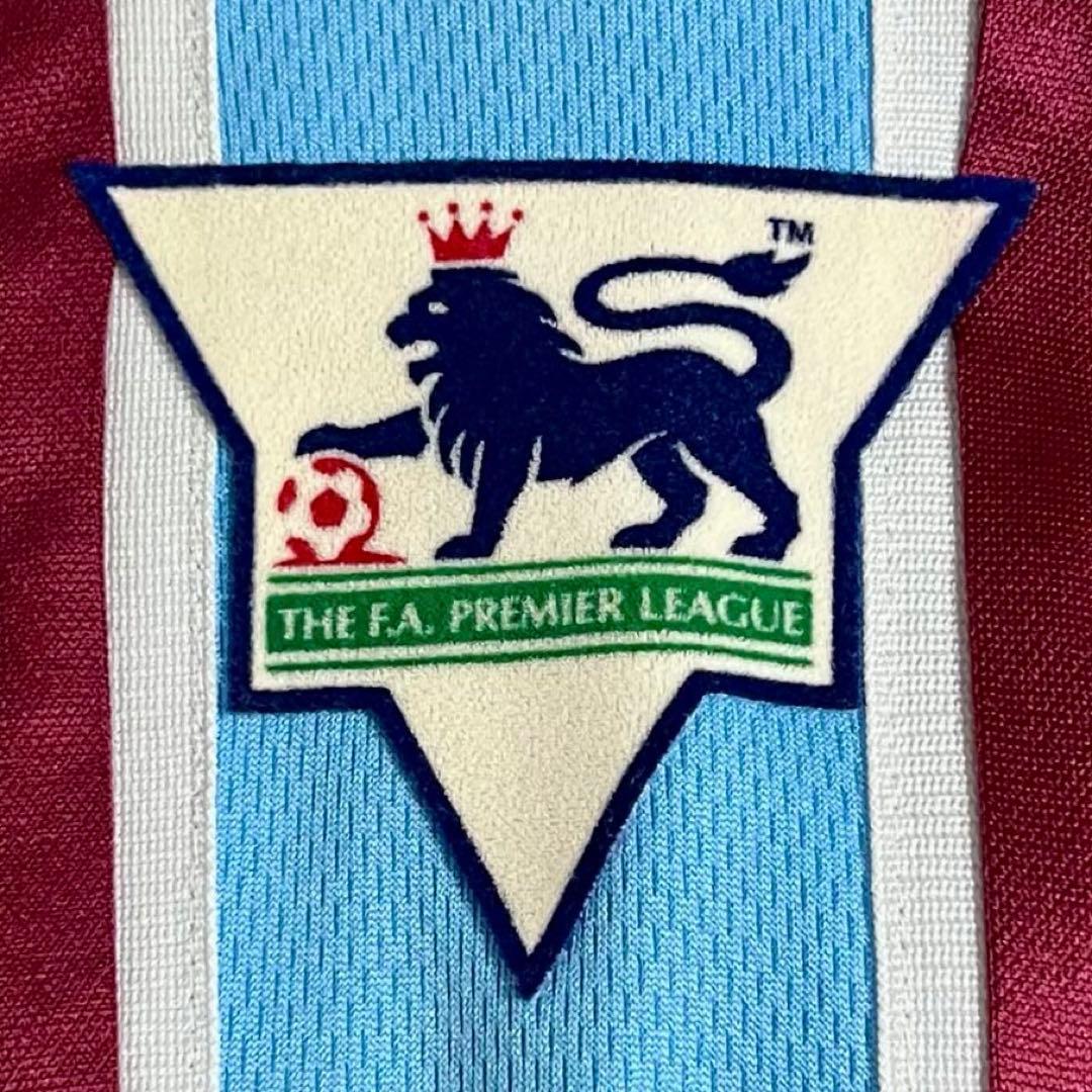 当時物】99-01 ウェストハム ♯10 ディカーニオ【L-XL相当】ホーム