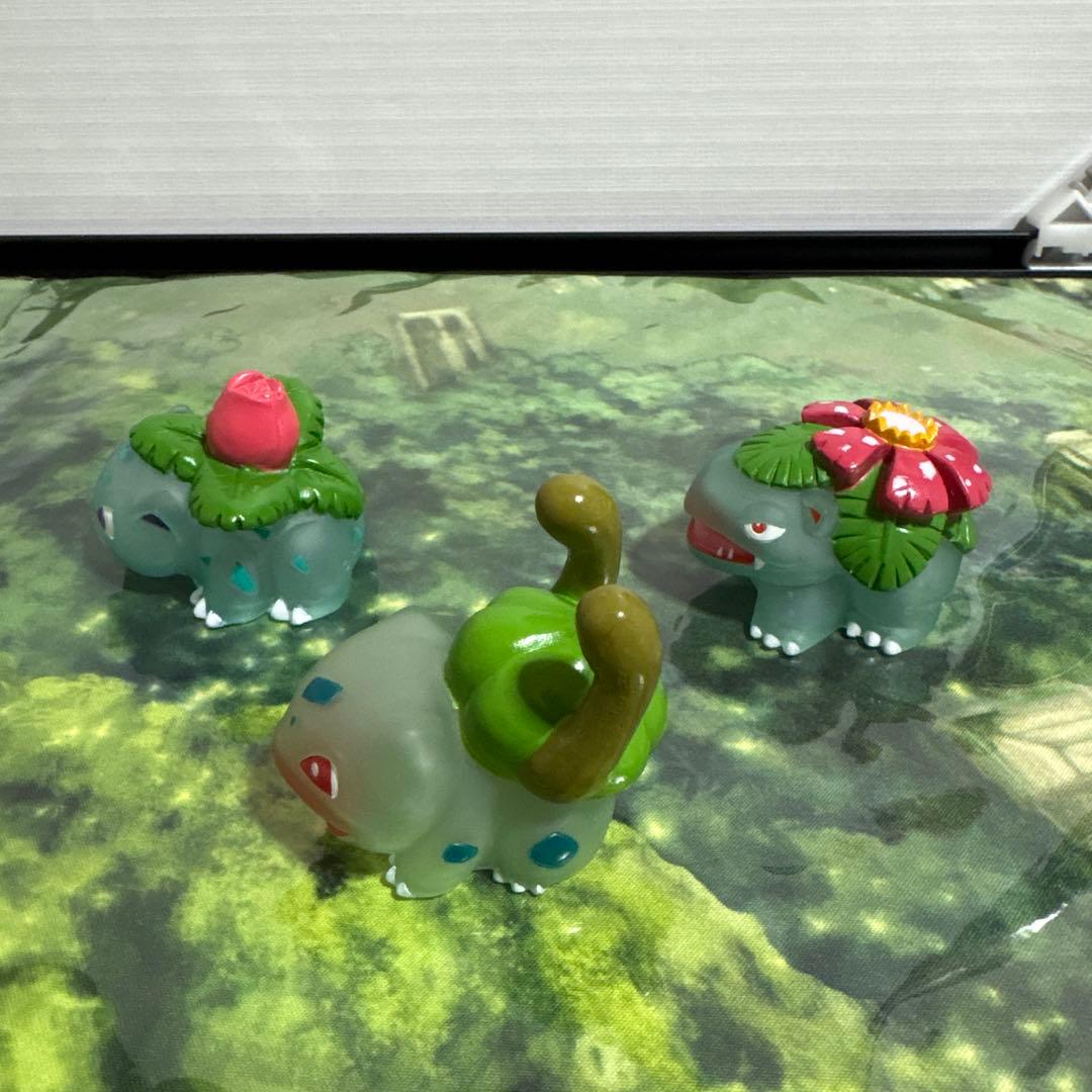 レア ポケモンキッズ 指人形 クリア フシギダネ フシギソウ フシギバナ