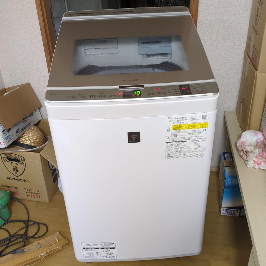 SHARP 縦型洗濯機 ES-PH8C 8.0kg【乾燥機能付き】一人暮らし