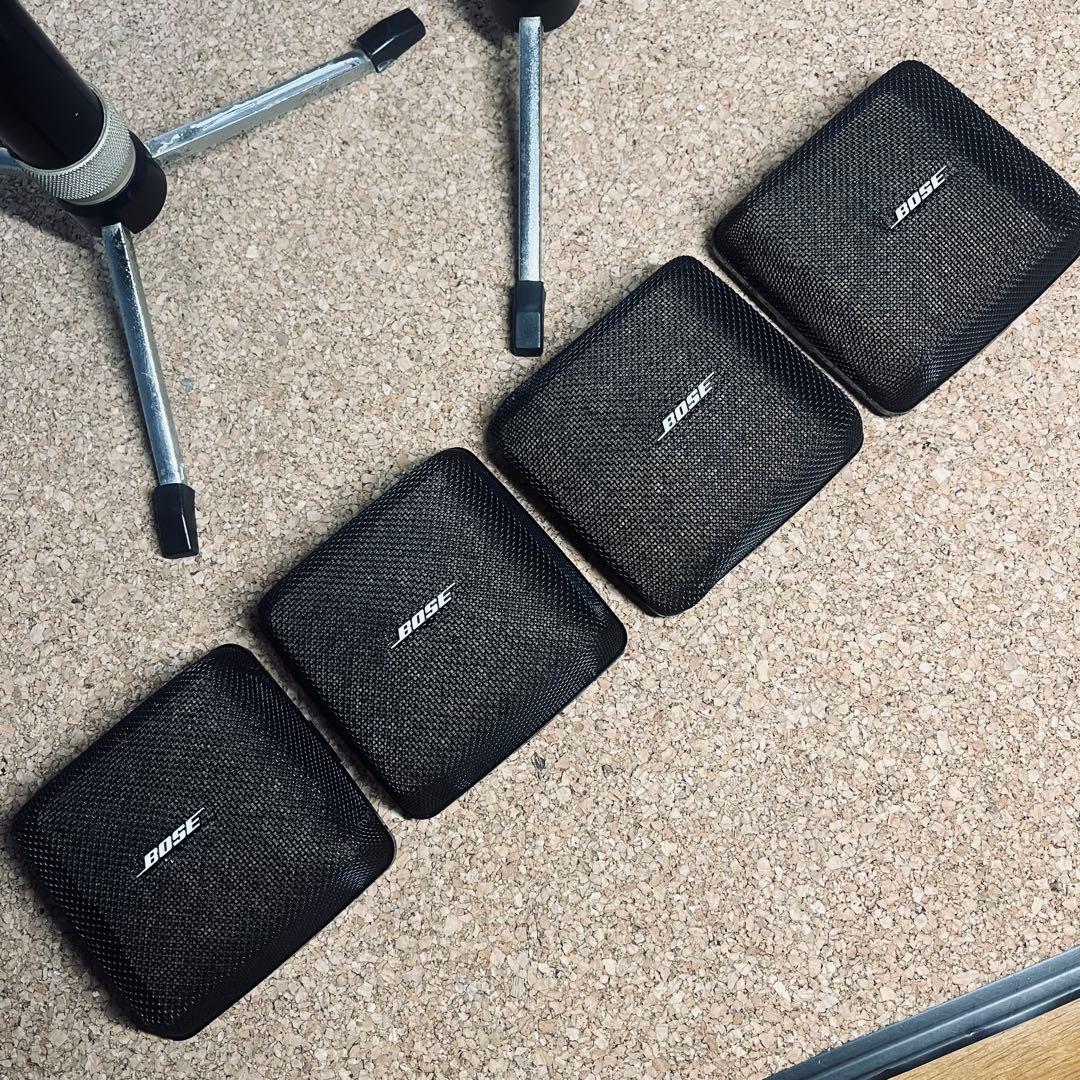 BOSEキューブスピーカーサテライトペア/501Z／専用スタンド2脚 - メルカリ