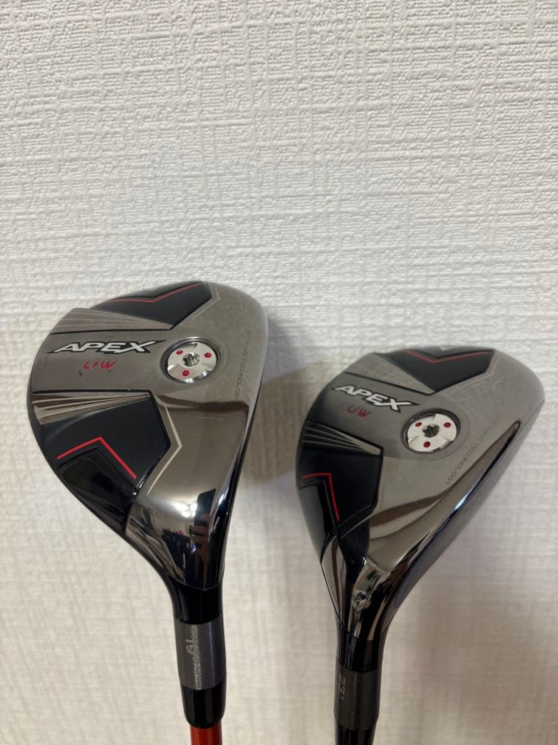 APEX UW（2023）　19° DI7S・23°DI8S　2本セット Amazon | キャロウェイ Apex UW Utility Wood ユーティリティ メンズ