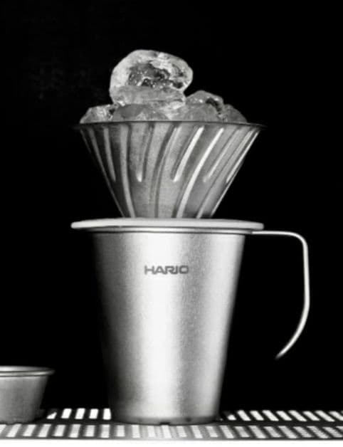 HARIO V60 チタンドリッパー 1~4杯用 & チタンマグ350ml - メルカリ