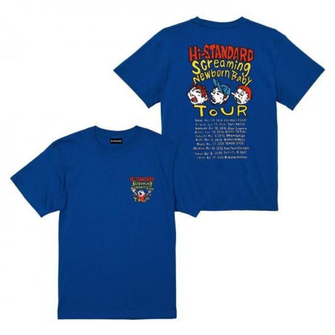 ハイスタ Tシャツ XXL ブルーSNB TOUR HONGOLIAN Tシャツ