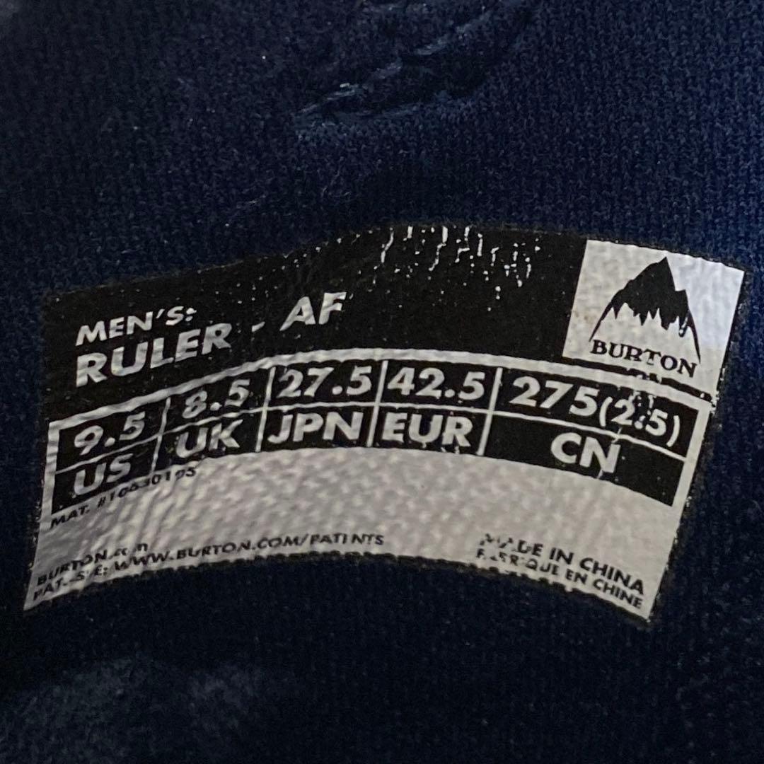 【即日発送_送料無料】BURTON スノボブーツ　RULER-AF 27.5cm