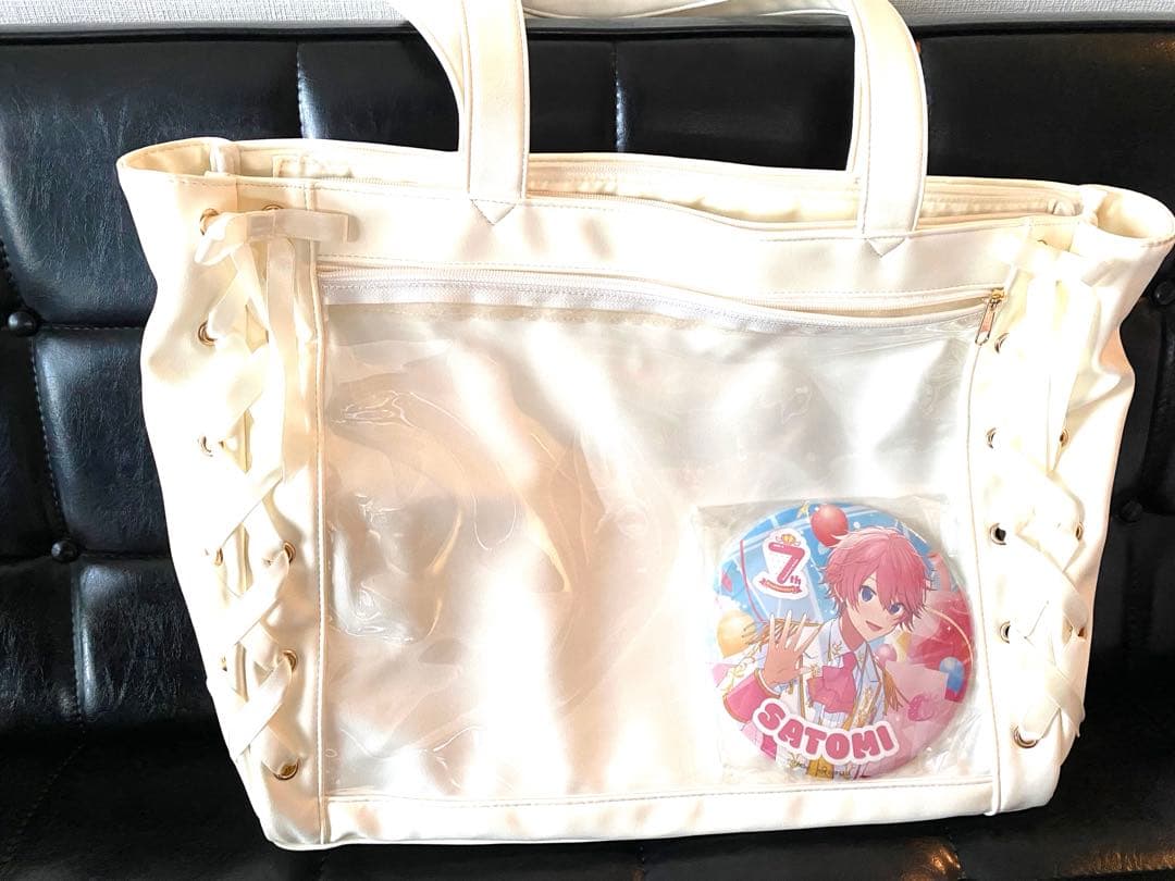 すとぷり7thさとみ　ふぁみこれWチャンス特大BIG缶バッジ