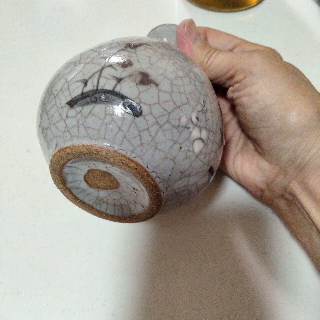 あかrin様専用 秋のお茶碗二種 膳所 薩摩、 月ウサギ花入