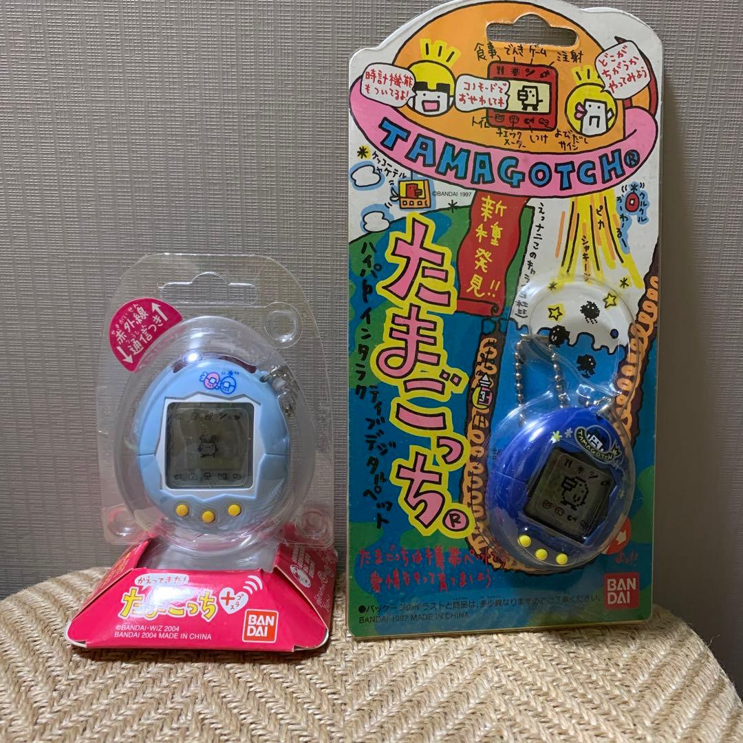 かえってきた！たまごっちプラス（水色）&新種発見‼︎たまごっち（紺色