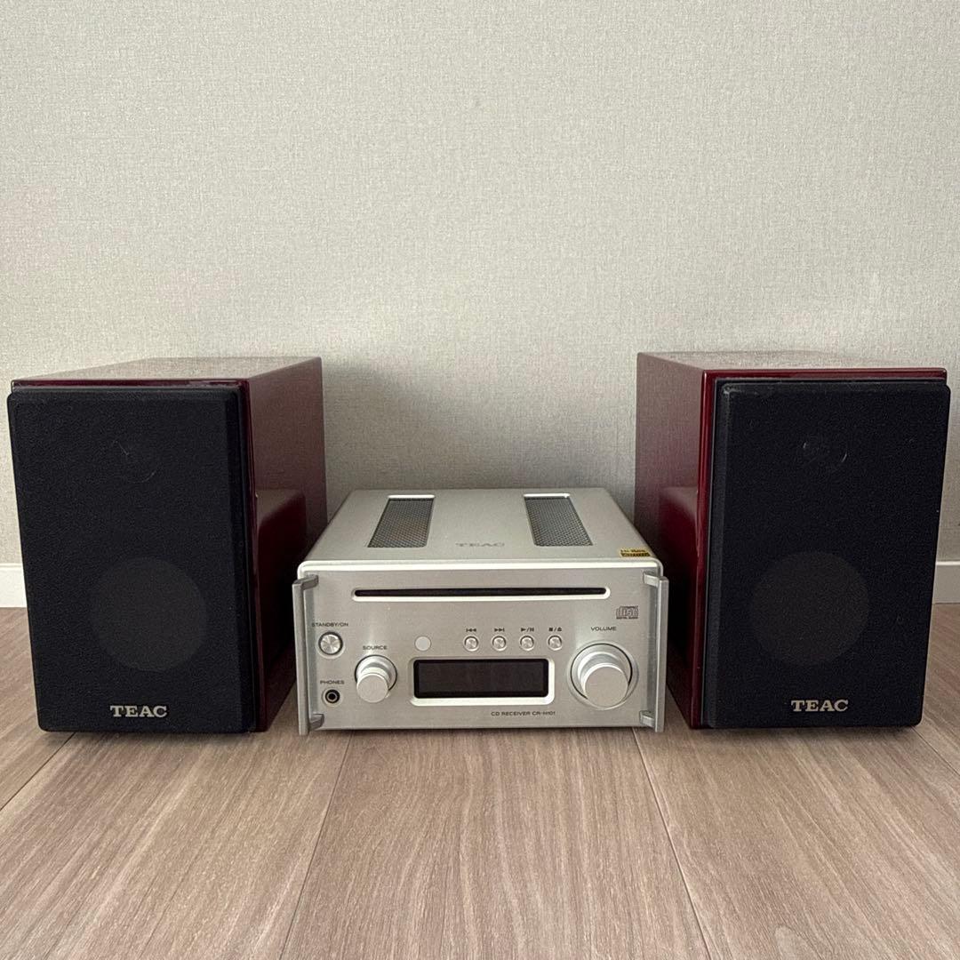 美品】TEAC CR-H101 LS-101HR CDレシーバー スピーカー - メルカリ